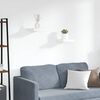 vidaXL Окачени стенни рафтове, 2 бр, бели, 23x23,5x3,8 см, МДФ