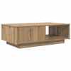 vidaXL Масичка за кафе Дъб 95 x 55 x 31 см Инженерно дърво