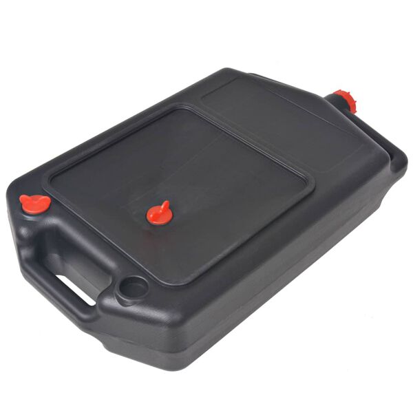 vidaXL Преносим контейнер за отработено масло 10 л