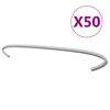 vidaXL Куки за габиони, 50 бр, поцинкована стомана, 30 см