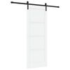 vidaXL Преплъзваща се врата 78 x 202 cm Инженерна дървесина