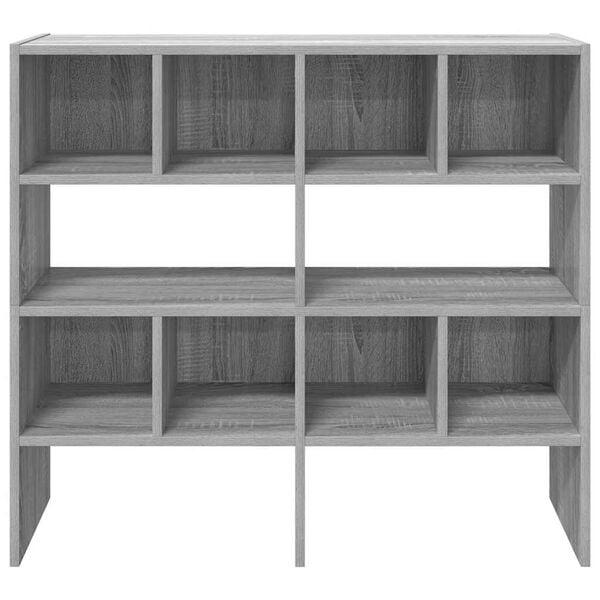 vidaXL Поставки за обувки, 2 бр, стифируеми, сив сонома, 89,5x30x40 см