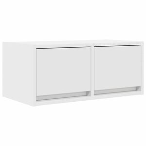 vidaXL ТВ шкаф бял 60x31x25,5 cm Изработена дървесина