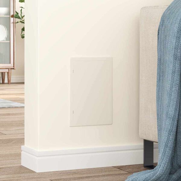 vidaXL Панели за достъп 2 pcs Бяло 15 x 23 см ABS пластмаса