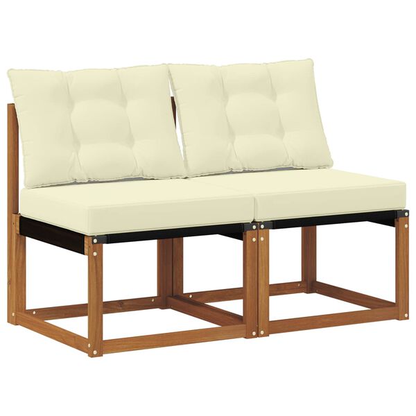 vidaXL 2 Брой Външен среден диван