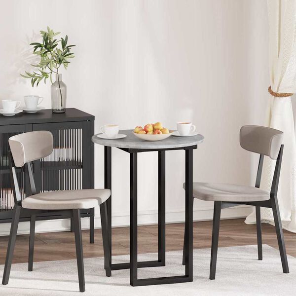 vidaXL Топ за маса Бетонно сиво 60 x 60 x 1,5 cm Инженерно дърво