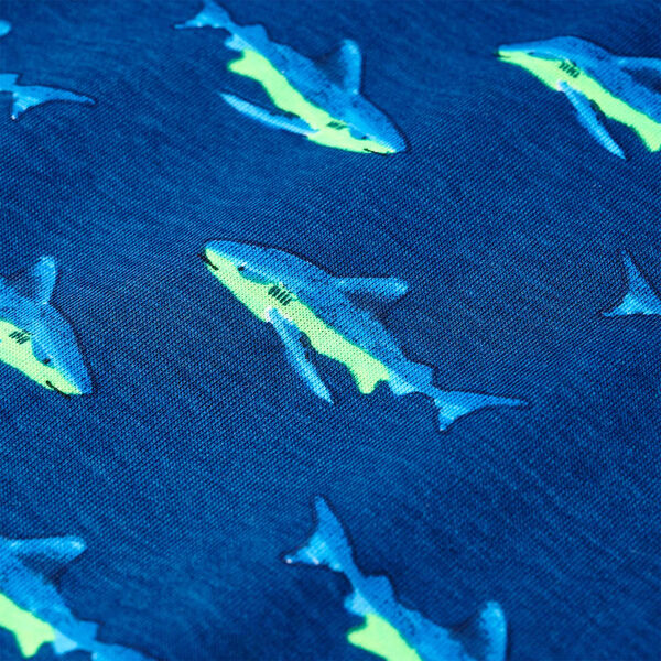 Детска тениска, тъмносиня, 128