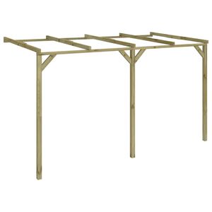 vidaXL Пергола-навес, 2x4x2,2 м, дърво