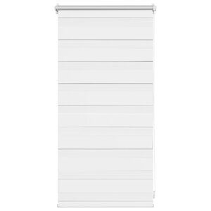 vidaXL Зебра щора 40,9x100 см Ширина на плат 36,7 см бяла