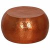 vidaXL Маса за кафе, месинг, &Oslash;55x28 см, алуминий