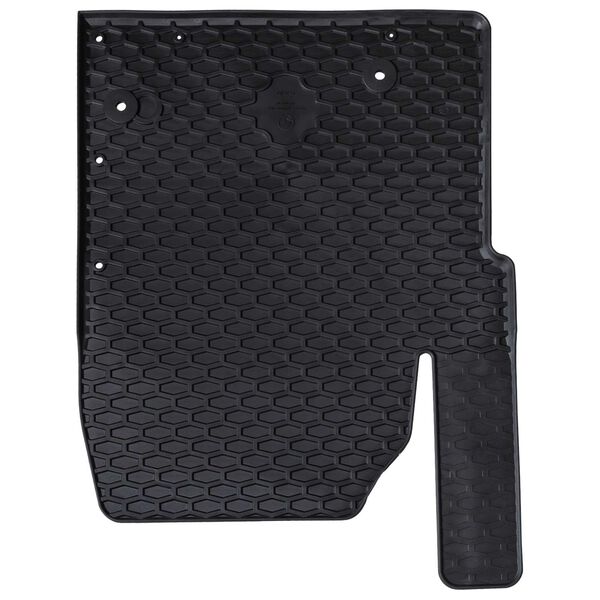 vidaXL Автомобилен килим 3 pcs Черен подходящ за TRANSIT CUSTOM 2023-