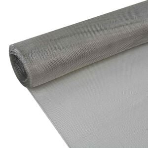 vidaXL Мрежести огради 100 x 500 cm Mesh Неръждаема стомана 201