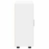 vidaXL Дървен шкаф Бяло 88,5 x 30,5 x 73 см Инженерно дърво