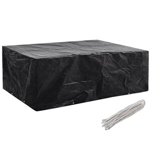 vidaXL Покривало за градински мебели 8 капси 242x162x100 см