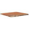 vidaXL Плот за маса, 60x60x2,5 см, квадратен, акация масив, жив ръб