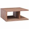 vidaXL Маса за кафе, 70x70x30 см, тиково дърво масив