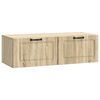 vidaXL Стенно монтиран ТВ шкаф Дъб сонома 98 x 41 x 30 см