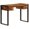 vidaXL Бюро с 2 чекмеджета, 110x50x77 см, акация масив