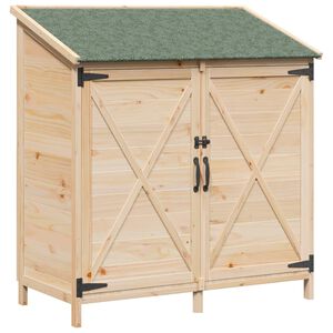 vidaXL Градина постройка Натурално 106 x 56 x 113,5 см