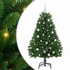 vidaXL С изкуствено коледно дърво 150 cm 150 LED светодиода Топло бяло