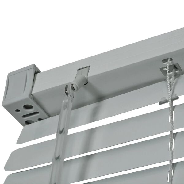 vidaXL Алуминиеви щори за прозорци, 100x130 см, сребристи