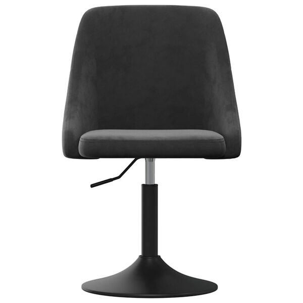 vidaXL Трапезни столове, 4 бр, тъмносиви, кадифе