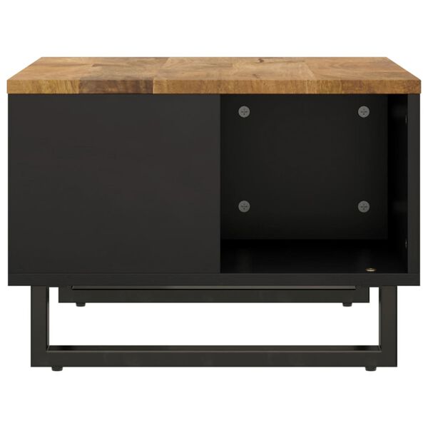 vidaXL Маса за кафе, 60x50x35 см, масивно мангово дърво