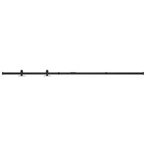 vidaXL Комплект за мини плъзгаща врата за шкаф, стомана, 200 см