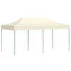 vidaXL Сгъваема шатра, 3х6 м, кремавобяла