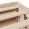 vidaXL Рамка за легло без матрак с чекмеджета 160x200 см бор масив