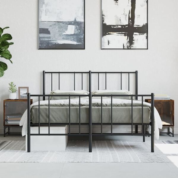 vidaXL Нощни шкафчета със стъклени врати 2 бр опушен дъб 35x37x50 см