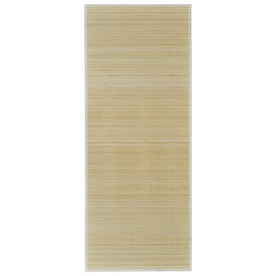 vidaXL Правоъгълен естествен бамбуков килим 150х200 см