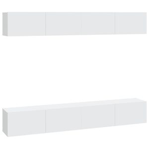 vidaXL Стенни ТВ шкафове, 4 бр, 100x30x30 см