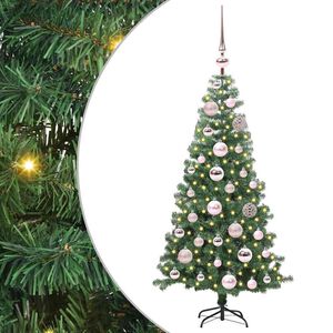 vidaXL Коледно дърво Зелен 120 cm ПВЦ