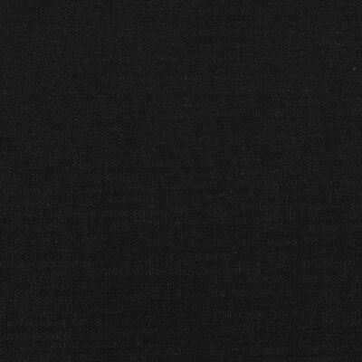 vidaXL Пейка, черна, 100x30x30 см, плат