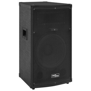 vidaXL Профи пасивна Hifi сценична тонколона 150 W черна 37x37x64 см