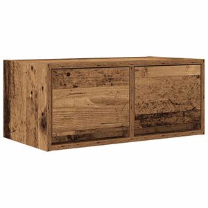 vidaXL ТВ шкаф Старо дърво 60x31x25,5 cm Инженерна дървесина