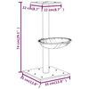 vidaXL Котешко дърво със сизален стълб за драскане, тъмносиво, 74 см