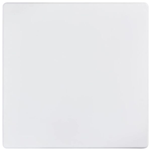 vidaXL Бар маса, бяла, 60x60x111 см, МДФ