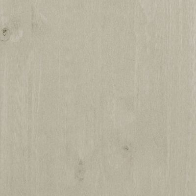 vidaXL Нощно шкафче HAMAR, бяло, 40x35x44,5 см, борово дърво масив