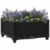 vidaXL Повдигната леха, 40x40x23 см, полипропилен