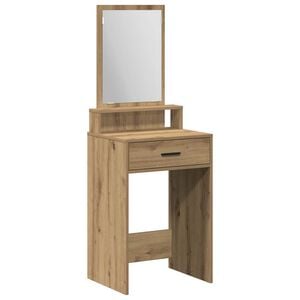 vidaXL Тоалетка Дъб 50 x 41 x 140 см Инженерна дървесина