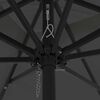 vidaXL Градински парасол Антрацит и черен 295 x 295 x 245 см
