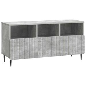 vidaXL ТВ шкаф Бетонно сиво 102 x 34,5 x 50 см Инженерна дървесина