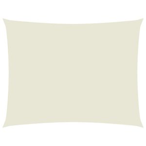 vidaXL Платно-сенник, Оксфорд текстил, правоъгълно, 3,5x4,5 м, кремаво