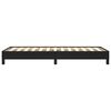 vidaXL Рамка за легло, черна, 80x200 см, изкуствена кожа