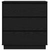 vidaXL Нощен шкаф Черния дъб 71 x 34,5 x 75 см Инженерно дърво