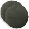 vidaXL Калъфка за възглавница 2 pcs HEERLEN Антрацит &Oslash; 30 cm кордурой