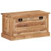 vidaXL Пейка за съхранение на обувки, 85x40x45 cм, акациево дърво масив