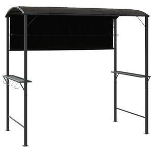 vidaXL Беседка с покрив 220x110x200 см антрацит